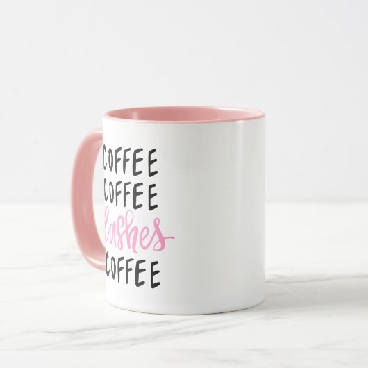 Lash Artist Coffee Cup, Lash Technicia Coffee Cup Mok (Voorkant links)