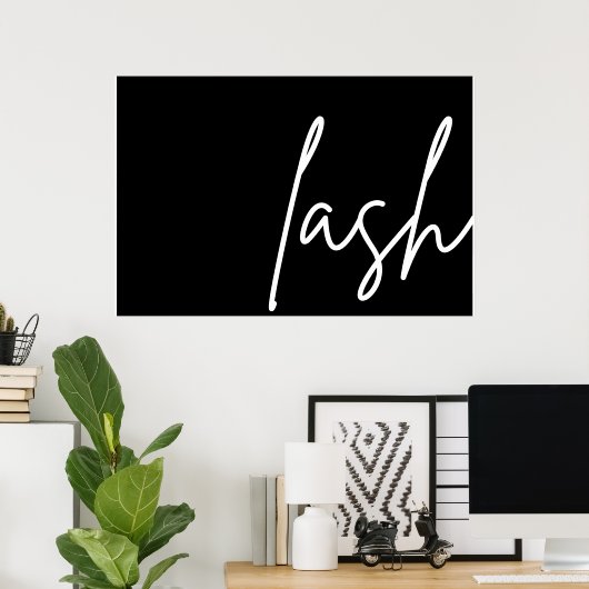 Lash Artist Wall Print - Lash Decor (Thuiskantoor)