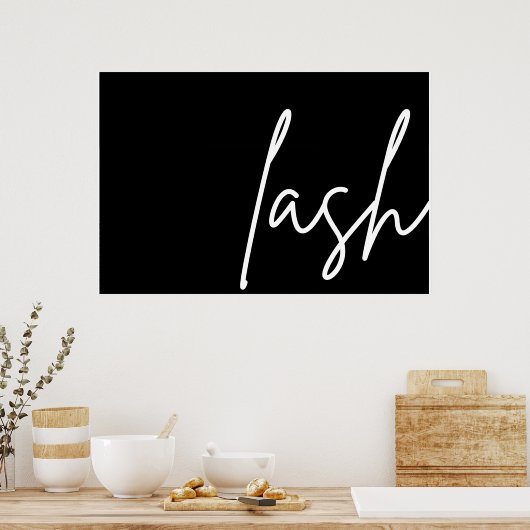 Lash Artist Wall Print - Lash Decor (Keuken)