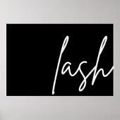Lash Artist Wall Print - Lash Decor (Voorkant)