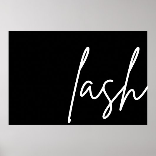 Lash Artist Wall Print - Lash Decor (Voorkant)