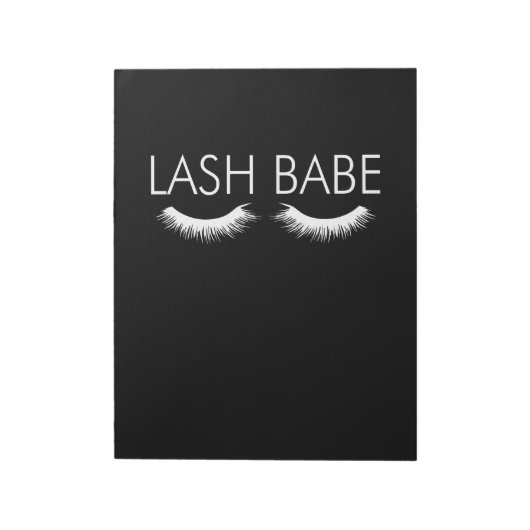 Lash Babe Lash Artist Tech Lash Bab Notitieblok (Linkerzijde)