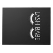 Lash Babe Lash Artist Tech Lash Bab Notitieblok (Voorkant)