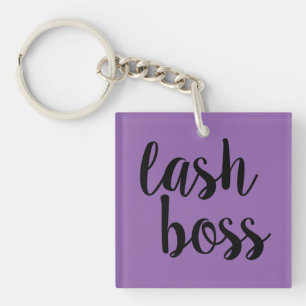 Lash Boss Acrylische Sleutelhanger