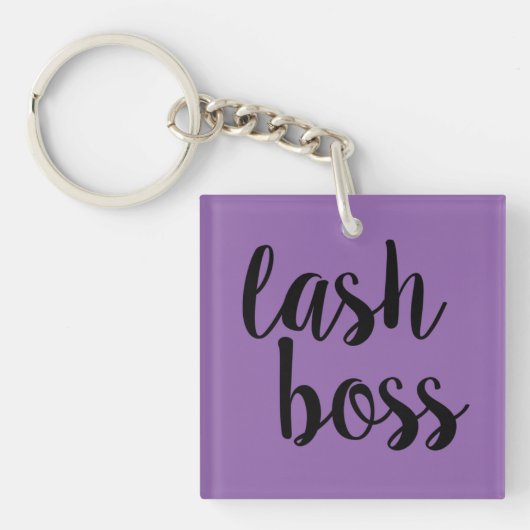 Lash Boss Acrylische Sleutelhanger (voorkant)