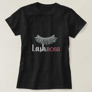 Lash Boss Diamond Eyelash Extensions Beauty Salon T-shirt