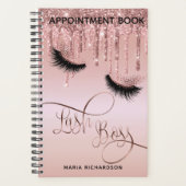 Lash Boss Make-up Wenkbrauw Ogen Afspraakboek Planner (Voorkant)