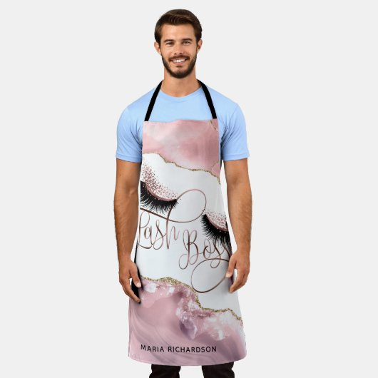 Lash Boss Make-up Wenkbrauw Ogen Lashes Blush Pink Schort (Gedragen)