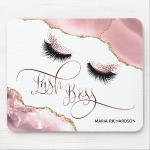 Lash Boss Makeup Eyebrow Eyes Lashes Blush roze Muismat