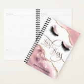 Lash Boss Makeup Eyebrow Eyes Lashes Blush roze Planner (Display)