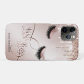 Lash Boss Makeup Eyebrow Eyes Lashes Driving Gold Case-Mate iPhone Case (Achterkant (horizontaal))