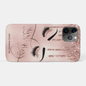 Lash Boss Makeup Eyebrow Eyes Lashes Driving Gold Case-Mate iPhone Case (Achterkant (horizontaal))