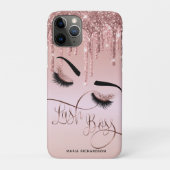 Lash Boss Makeup Eyebrow Eyes Lashes Driving Gold Case-Mate iPhone Case (Achterkant)