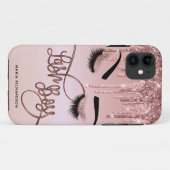 Lash Boss Makeup Eyebrow Eyes Lashes Driving Gold Case-Mate iPhone Case (Achterkant (horizontaal))