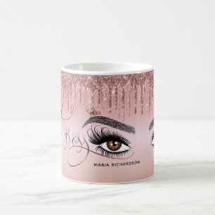 Lash Boss Makeup Eyebrow Eyes Lashes Driving Gold Koffiemok