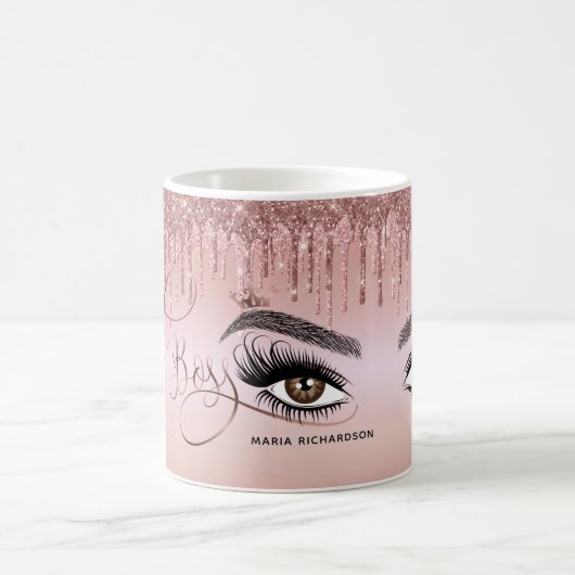 Lash Boss Makeup Eyebrow Eyes Lashes Driving Gold Koffiemok (Center)