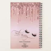 Lash Boss Makeup Eyebrow Eyes Lashes Driving Gold Planner (Achterkant)