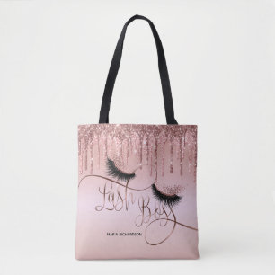 Lash Boss Makeup Eyebrow Eyes Lashes Driving Gold Tote Bag