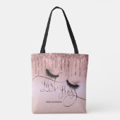 Lash Boss Makeup Eyebrow Eyes Lashes Driving Gold Tote Bag (Achterkant)