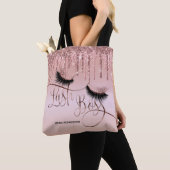 Lash Boss Makeup Eyebrow Eyes Lashes Driving Gold Tote Bag (Dichtbij)