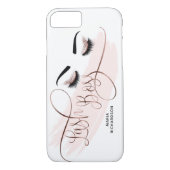 Lash Boss Makeup Eyebrow Eyes Lashes Roos Gold Case-Mate iPhone Case (Achterkant)