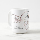 Lash Boss Makeup Eyebrow Eyes Lashes Roos Gold Koffiemok (Voorkant links)