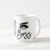 Lash Boss Makeup Eyebrow Eyes Lashes Roos Gold Koffiemok (Voorkant rechts)