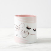 Lash Boss Makeup Eyebrow Eyes Lashes Roos Gold Mok (Midden)