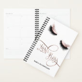 Lash Boss Makeup Eyebrow Eyes Lashes Roos Gold Planner (Display)