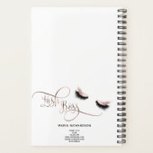 Lash Boss Makeup Eyebrow Eyes Lashes Roos Gold Planner (Achterkant)