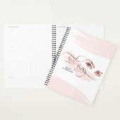 Lash Boss Makeup Eyebrow Eyes Lashes Roos Gold Planner (Display)