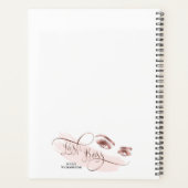 Lash Boss Makeup Eyebrow Eyes Lashes Roos Gold Planner (Achterkant)