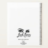 Lash Boss Makeup Eyebrow Eyes Lashes Roos Gold Planner (Achterkant)