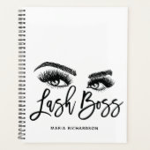 Lash Boss Makeup Eyebrow Eyes Lashes Roos Gold Planner (Voorkant)