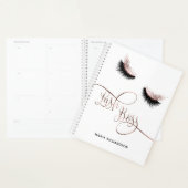 Lash Boss Makeup Eyebrow Eyes Lashes Roos Gold Planner (Display)
