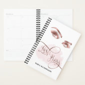 Lash Boss Makeup Eyebrow Eyes Lashes Roos Gold Planner (Display)