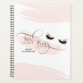 Lash Boss Makeup Eyebrow Eyes Lashes Roos Gold Planner (Voorkant)