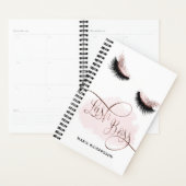 Lash Boss Makeup Eyebrow Eyes Lashes Roos Gold Planner (Display)