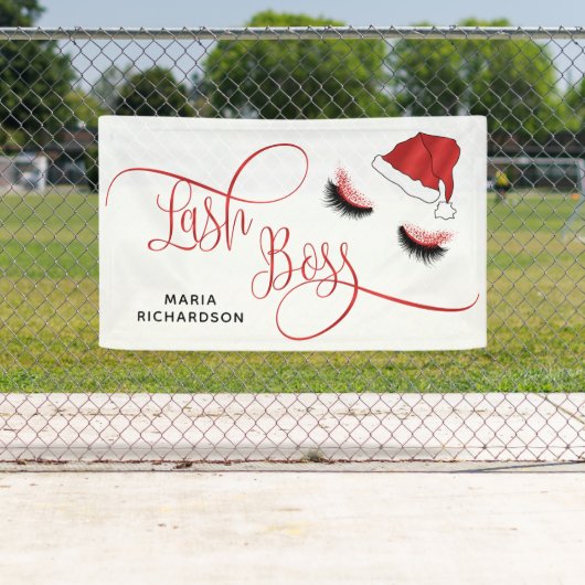 Lash Boss Santa Lashes Spandoek (Insitu)