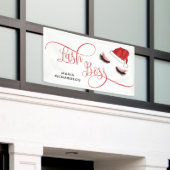 Lash Boss Santa Lashes Spandoek (Buitenkant Gebouw)