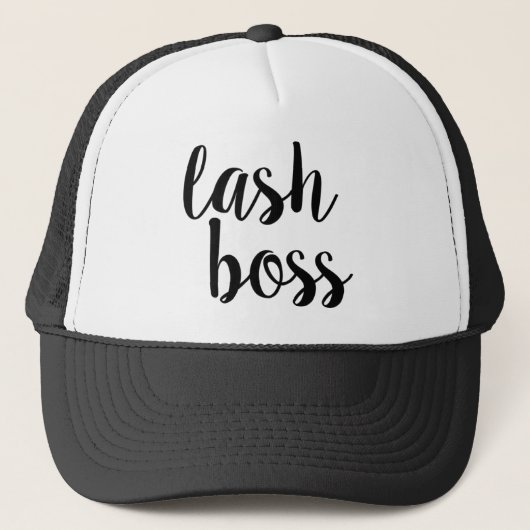 Lash Boss Trucker Hat Trucker Pet (Voorkant)