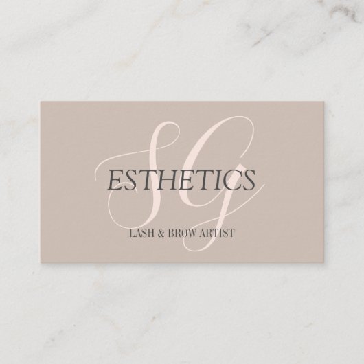 Lash / Brow artiest visitekaartjes (Voorkant)