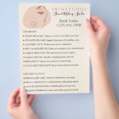 Lash Brow Beauty Cosmetic Facial Aesthetic Flyer (Hand)