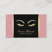 Lash & Brow Makeup Artist Beauty Salon Benoeming Afsprakenkaartje (Voorkant)