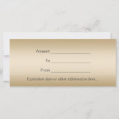 Lash & Brow Makeup Artist Salon Cadeaubonnen (Achterkant)