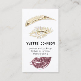 Lash Brow Permanent Makeup Logo QRCode Roos Visitekaartje