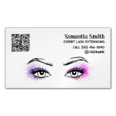 Lash Brow Tech Custom QR-Visitekaartje Magnetisch Visitekaartje (Voorkant)