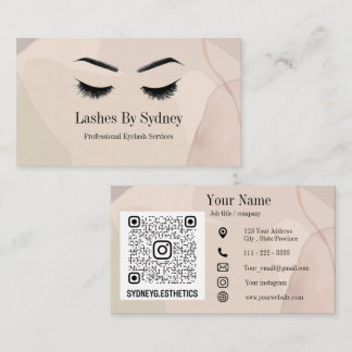 Lash / Brow tech Visitekaartje