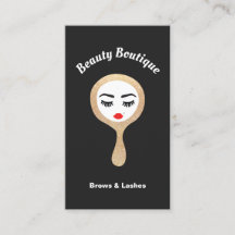 Lash & Brows Gold Glitter Mirror Make-up Artiest