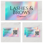 Lash Brows Logo QR Code Visitekaartje